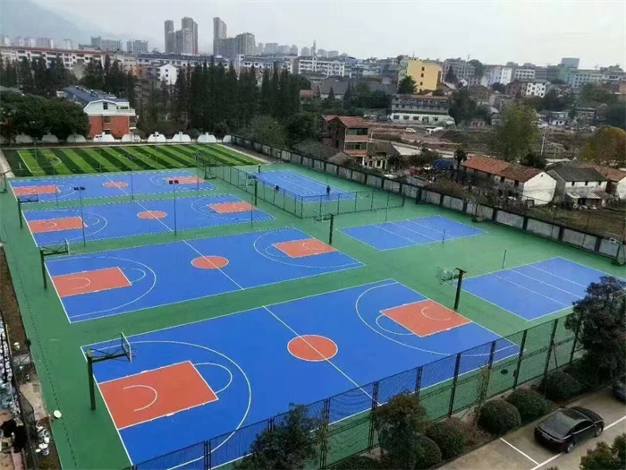 硅PU运动场场地 