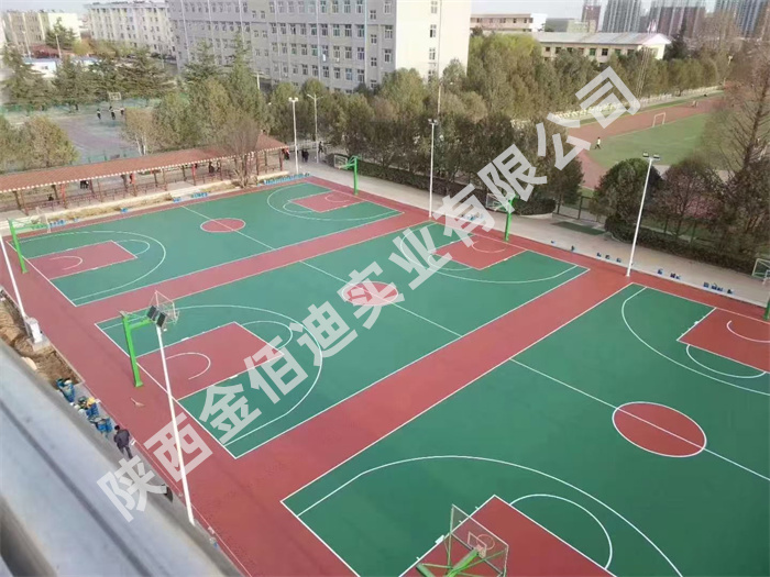 硅PU篮球场